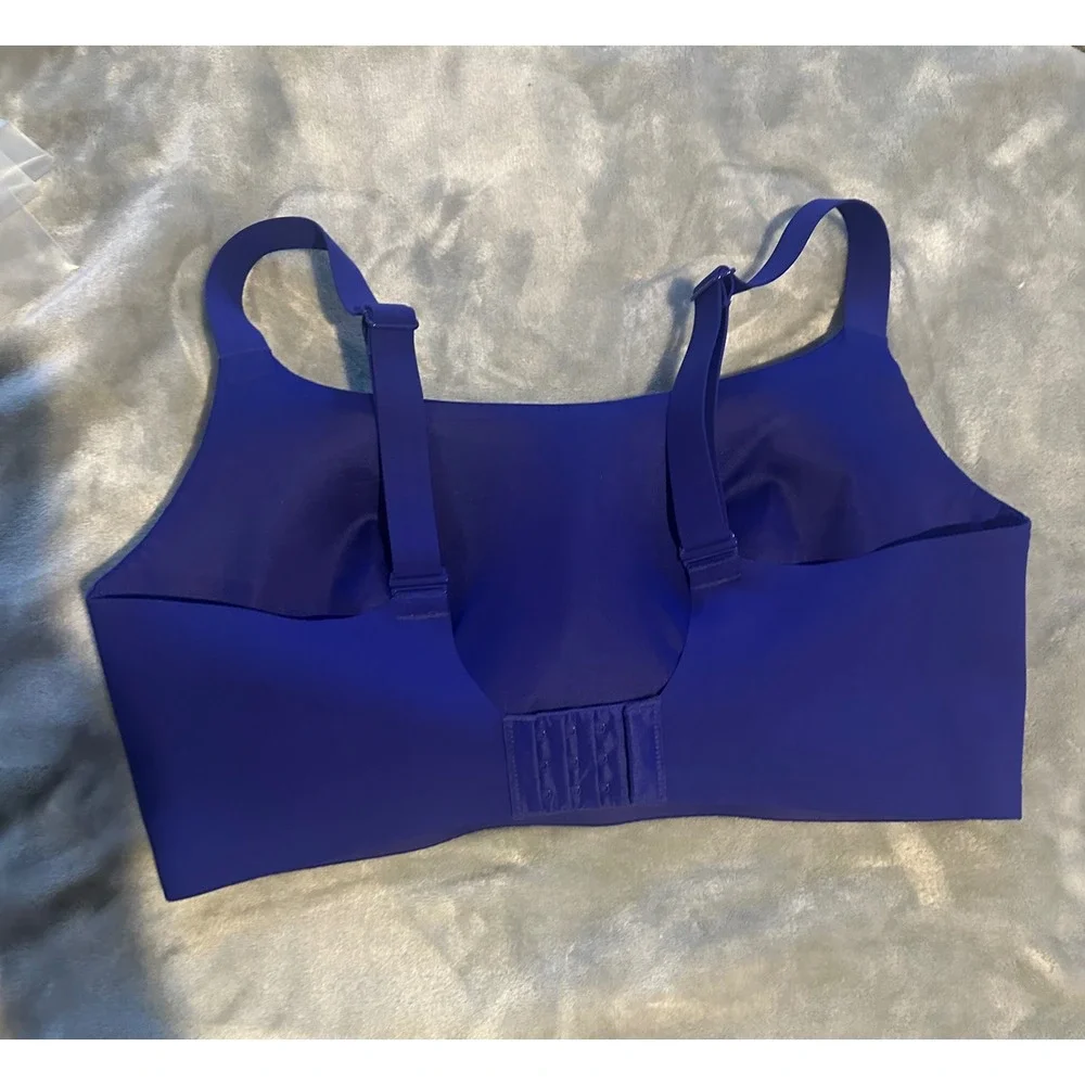 Victoria's Secret Sports Bra Womens XL Blue VSX Knockout Seamless Activewear